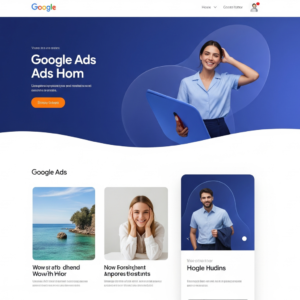 Google ads landing page
